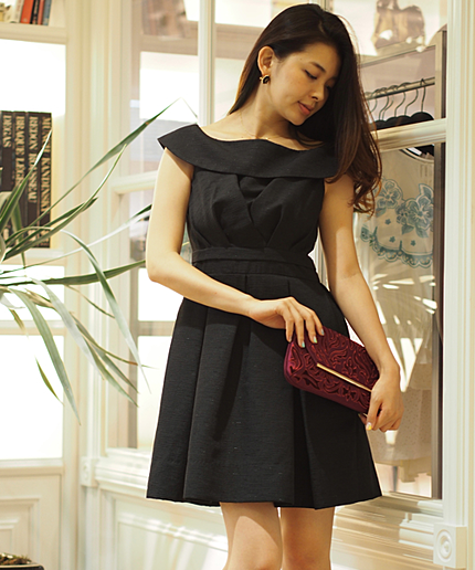 【セットアップ対応商品E】プライムバックリボンドレス