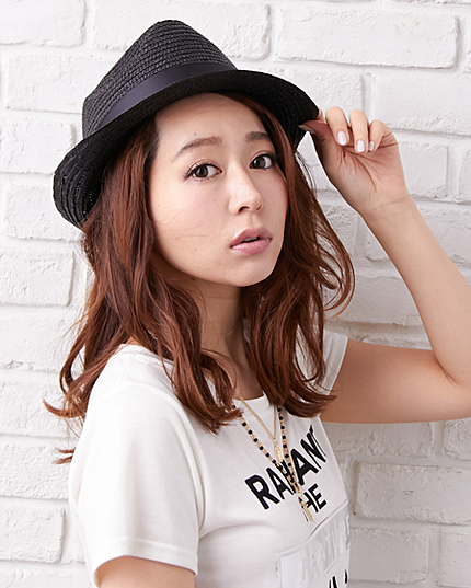 中折れストローハット
