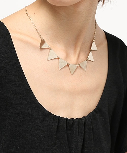 WEGO/サンカクプレートネックレス