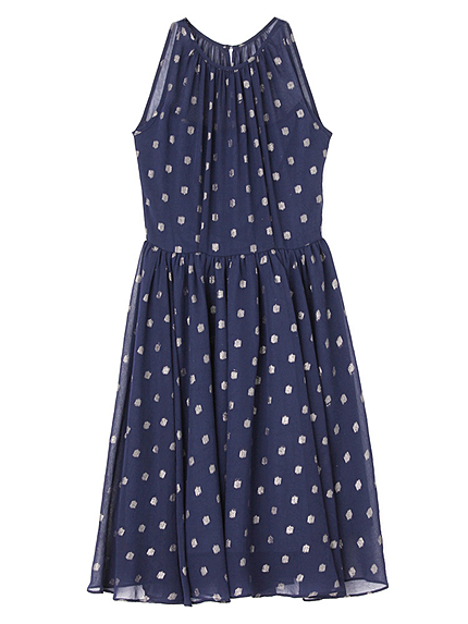 shinyドットドビー　ホルターワンピース