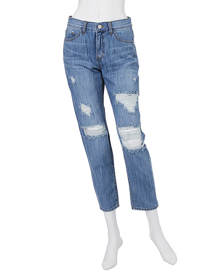 【BIJ】ダメージデニムパンツ