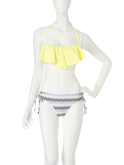 【Swimsuit】ジャグドフリルビキニ