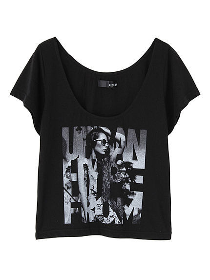 グラマラスシアーフォトTシャツ