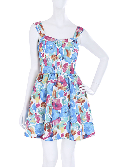 【R】ハッピーフラワーキャミワンピース