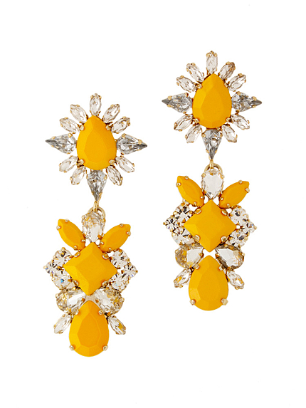 カラービジューピアス