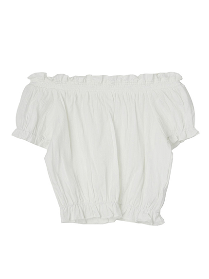 ギャザーオフショルTOPS