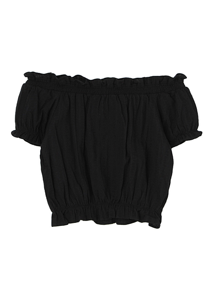 ギャザーオフショルTOPS