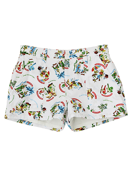 Dickiesコラボ テキサスアロハショーパン