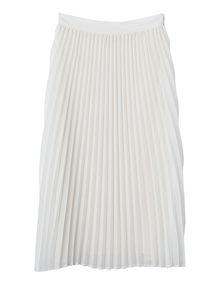 プリーツシフォンスカート