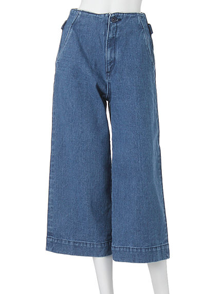 ハイウエストアンクルワイドパンツ