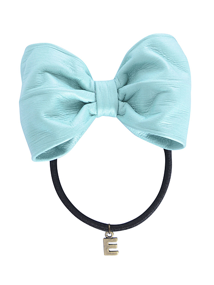 フェイクレザーリボンゴム