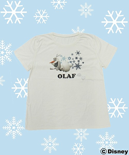 【ディズニーキャラクター】OLAF／Tシャツ