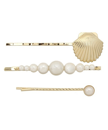 WEGO/シェルヘアピンセット