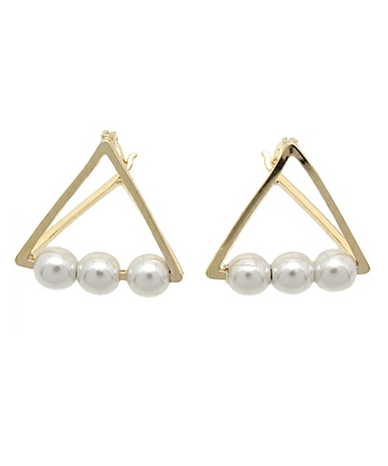 WEGO/サンカクパールピアス