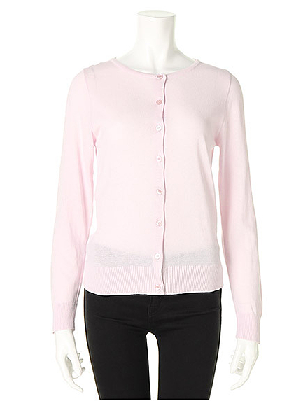 UVカットクルーネックカーディガン