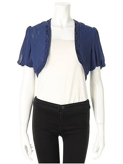 レーシーリバーシブルボレロ