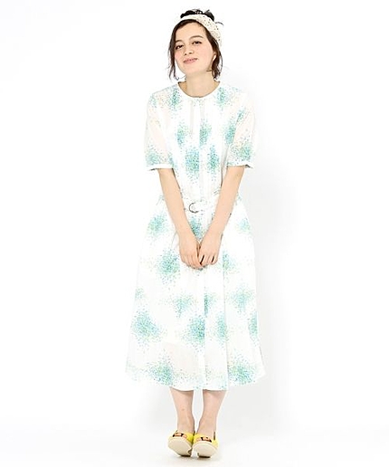 【澁木智宏さんコラボアイテム】シャインプリントワンピース