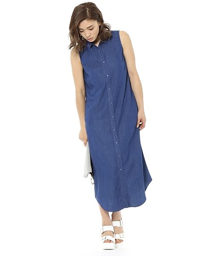 RTCデニムロングワンピース