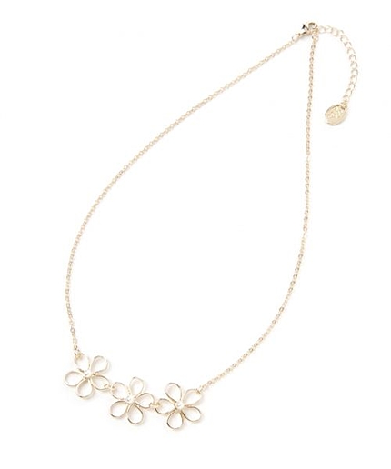 3レンフラワーネックレス