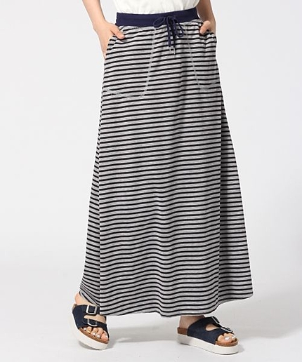 リバーシブルカットマキシスカート