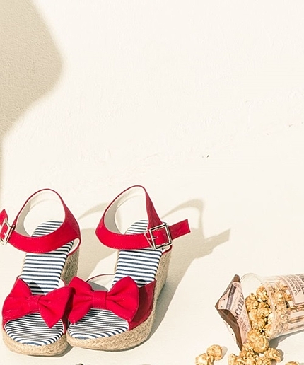 ★ニコラ7月号掲載★リボンジュートサンダル<全3色>