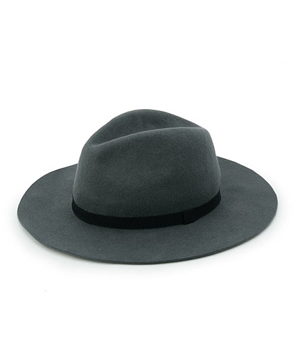 中折れブラックリボンハット/AE ナカオレ BLK RBN HAT