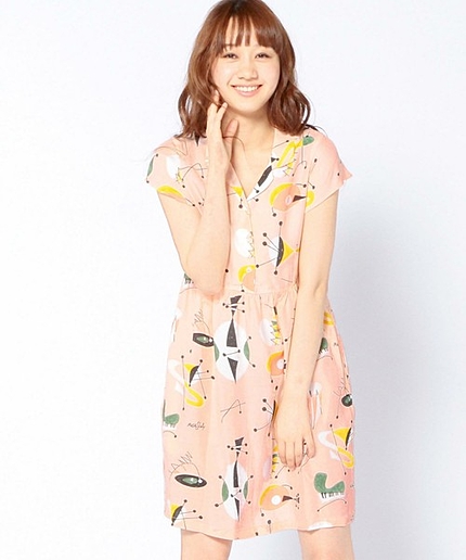ALOHA BLOSSOMプリントワンピース/Aloha/B PRT OP