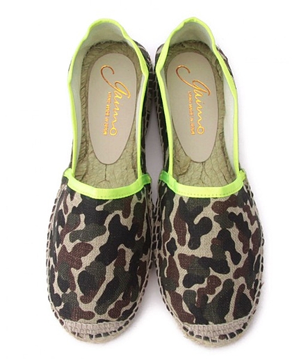 □□ボワソンショコラ　ガイモ/Gaimo カモフラージュスリッポン