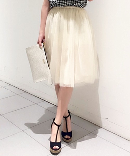 JCRP チュール&リバーシブル SK 2 / チュールスカート /