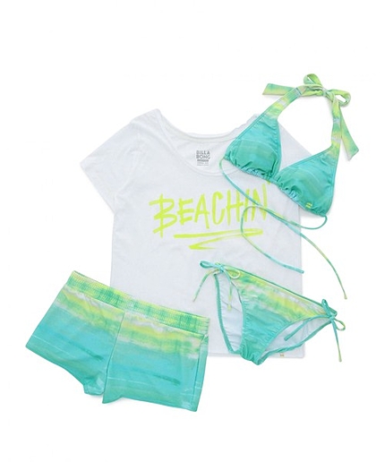 BILLABONGビキニ+ショートパンツ+Tシャツセット/ BILLABONG BKN+SPT+T SET