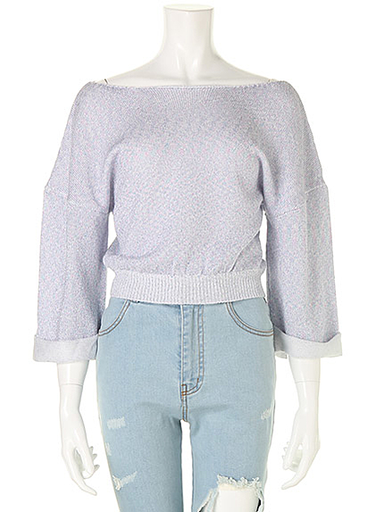 オフショルニットTOP