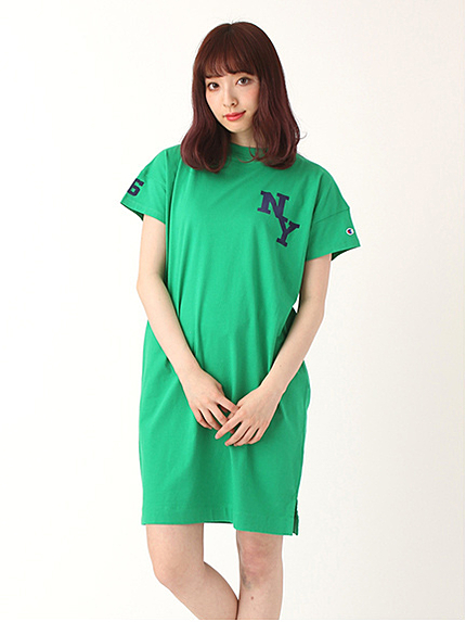 Champion NY Tシャツワンピース