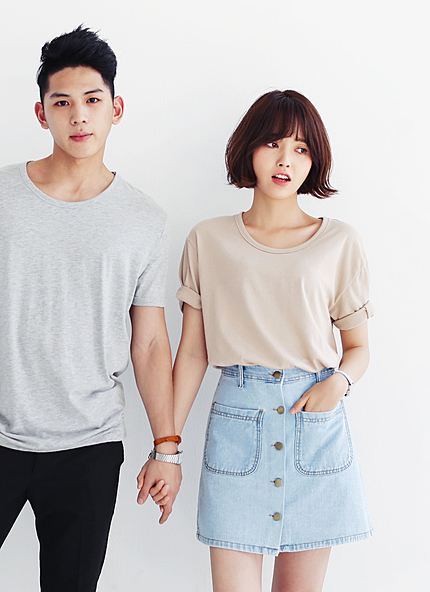 5colorsベーシックルーズフィットTシャツ・全5色・a44697