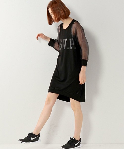 <danza(ダンザ)>ORGANDY スウェット ワンピース