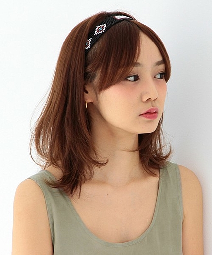 ビーズヘアバンド/AE Beads HB