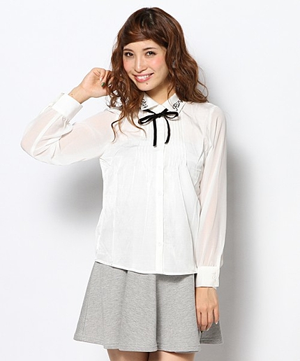 Bringリボンシャツ