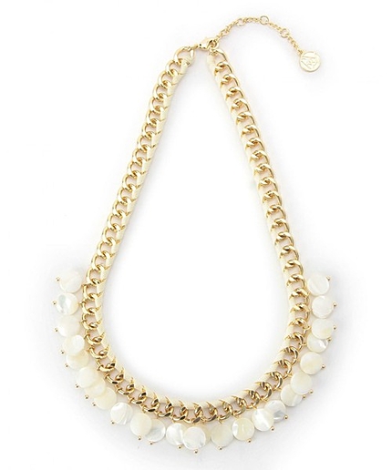 BYSFN シェル ストリングチェーン ネックレス