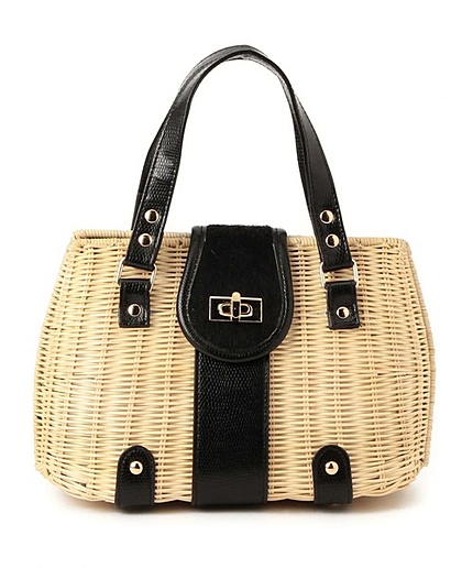 BYTF ラタン ベルトバスケット