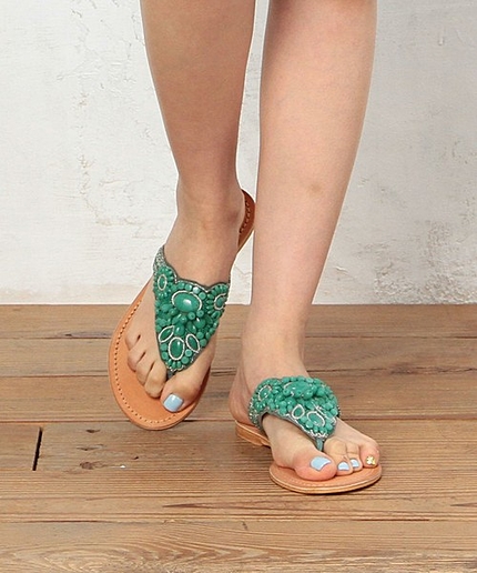 JUTE WONDERS トングサンダル