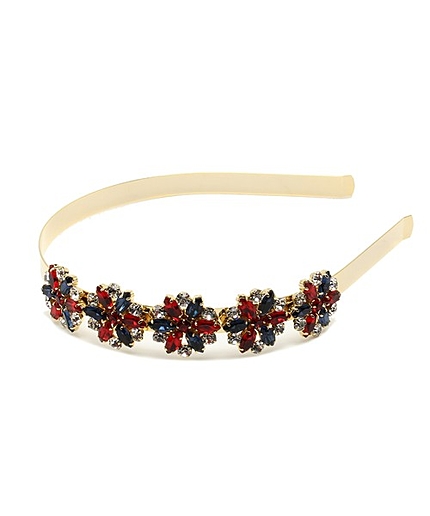 ビジューフラワーカチューシャ