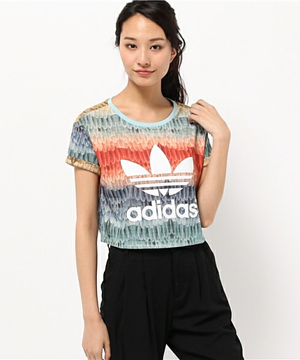 ウィメンズ アディダス ファーム コラボ クロップド Tシャツ adidas MENIRE CROPPED TEE WMNS S19329