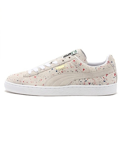 ユニセックス プーマ スエード スプラッタープリント PUMA SUEDE CLASSIC ALLOVER SPLATTER 358287-01