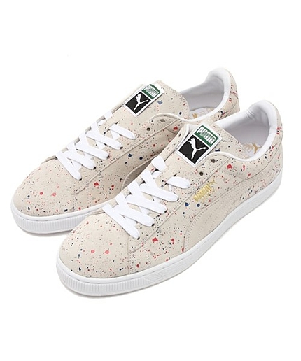 ユニセックス プーマ スエード スプラッタープリント PUMA SUEDE CLASSIC ALLOVER SPLATTER 358287-01