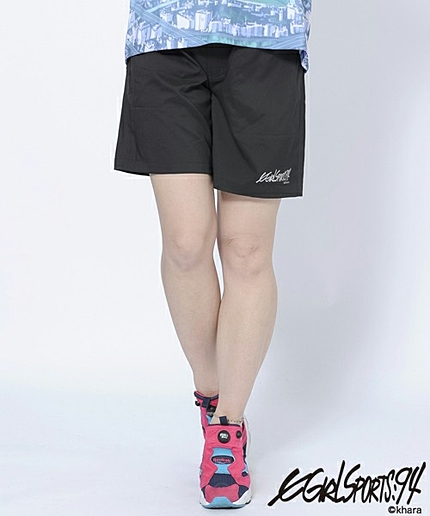 【EVANGELION / エヴァンゲリオン】 X-girl × EVA PERFORMANCE HALF SHORTS