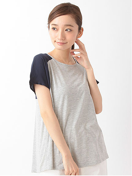 ・Nバイカラーチュニック