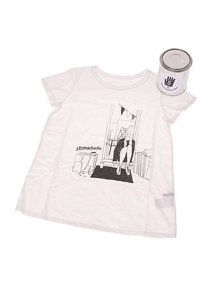 YCVC×STOMACHACHEプリントTee