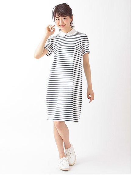 【Special Price】ボーダーサックワンピース