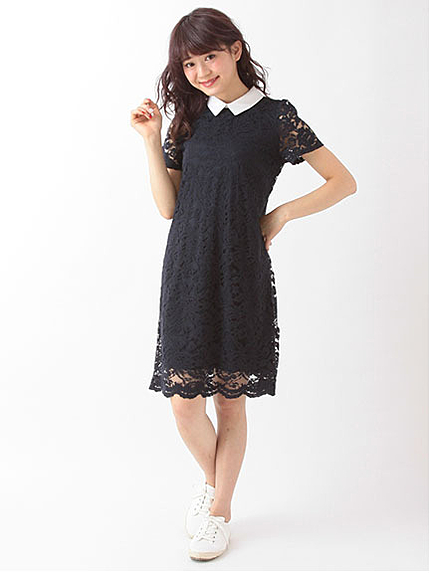 【Special Price】ラッセルレースサックワンピース