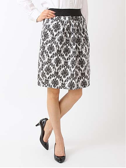 アラベスク柄コクーンスカート