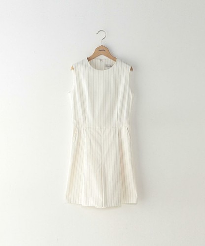 ＜Steven Alan＞PIN STRIPE TWILL ALL IN ONE/ｵｰﾙｲﾝﾜﾝ
